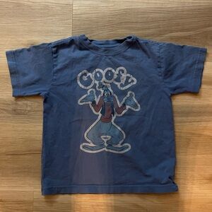 Disney Blue Short Sleeve Tee with Cartoon Graphic